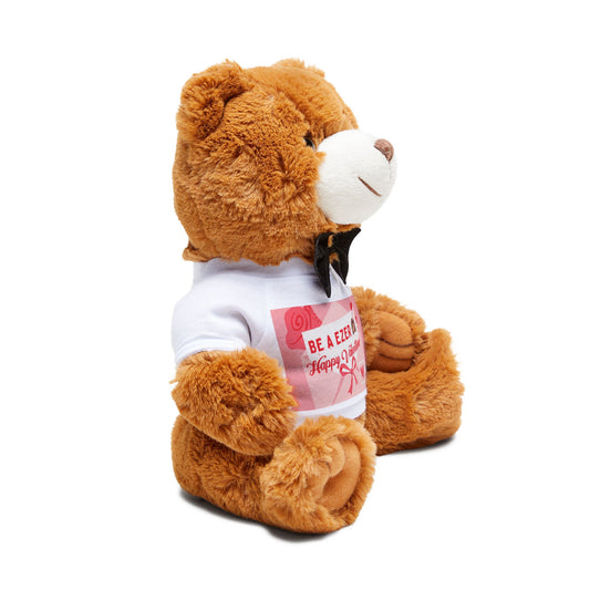 Valentine Teddy Bear with "Be A Ezer" T-Shirt