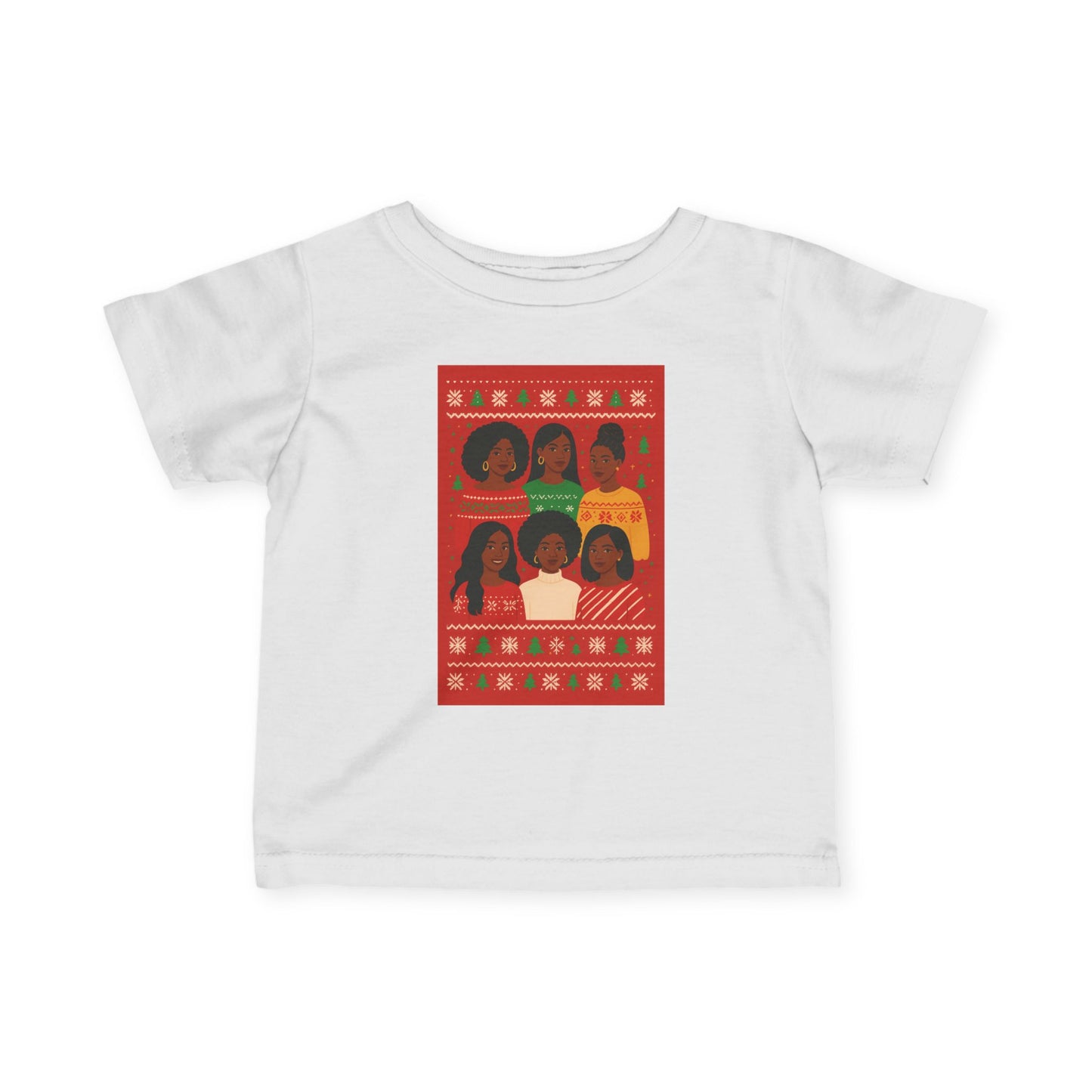 Infant Tee — "Black Girls" Holiday Portraits Baby Shirt