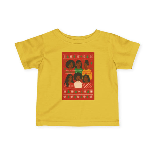 Infant Tee — "Black Girls" Holiday Portraits Baby Shirt