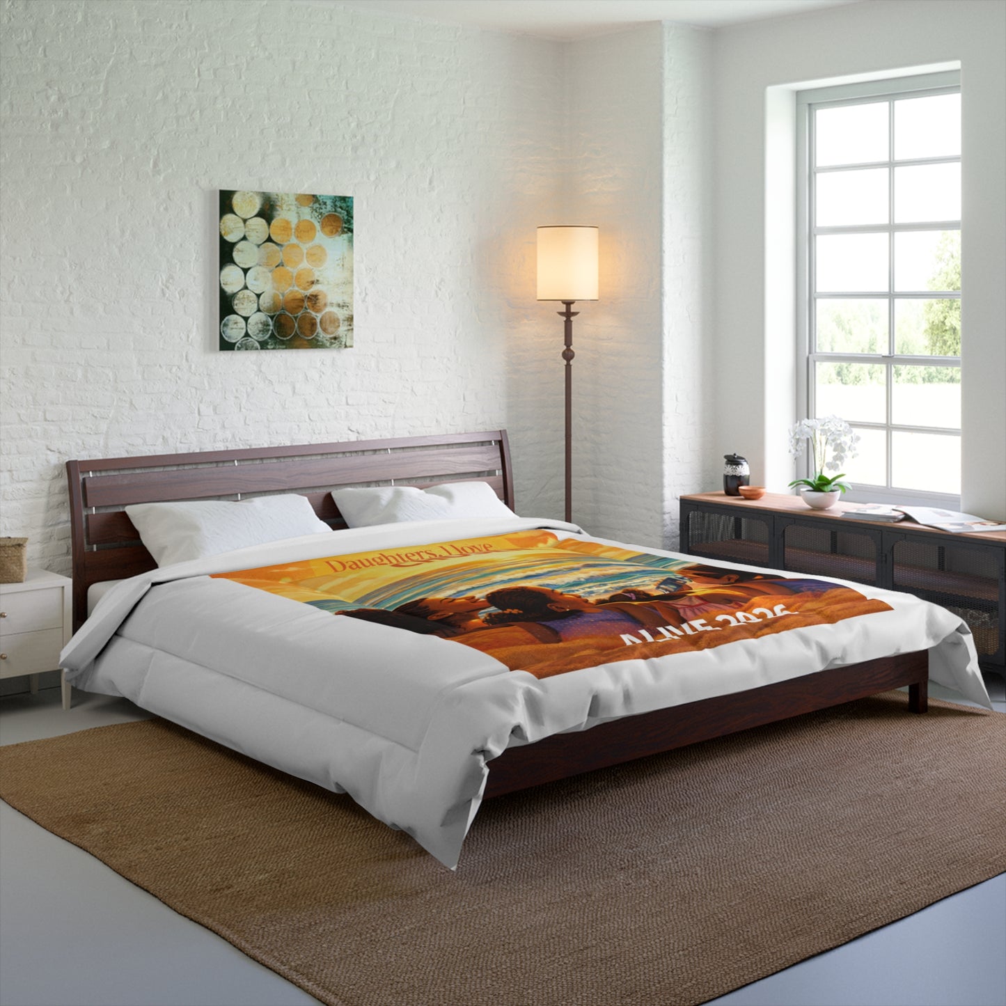 Christian Easter Comforter 2026 - Faith-Inspired Bedding with Scripture & Cross Design