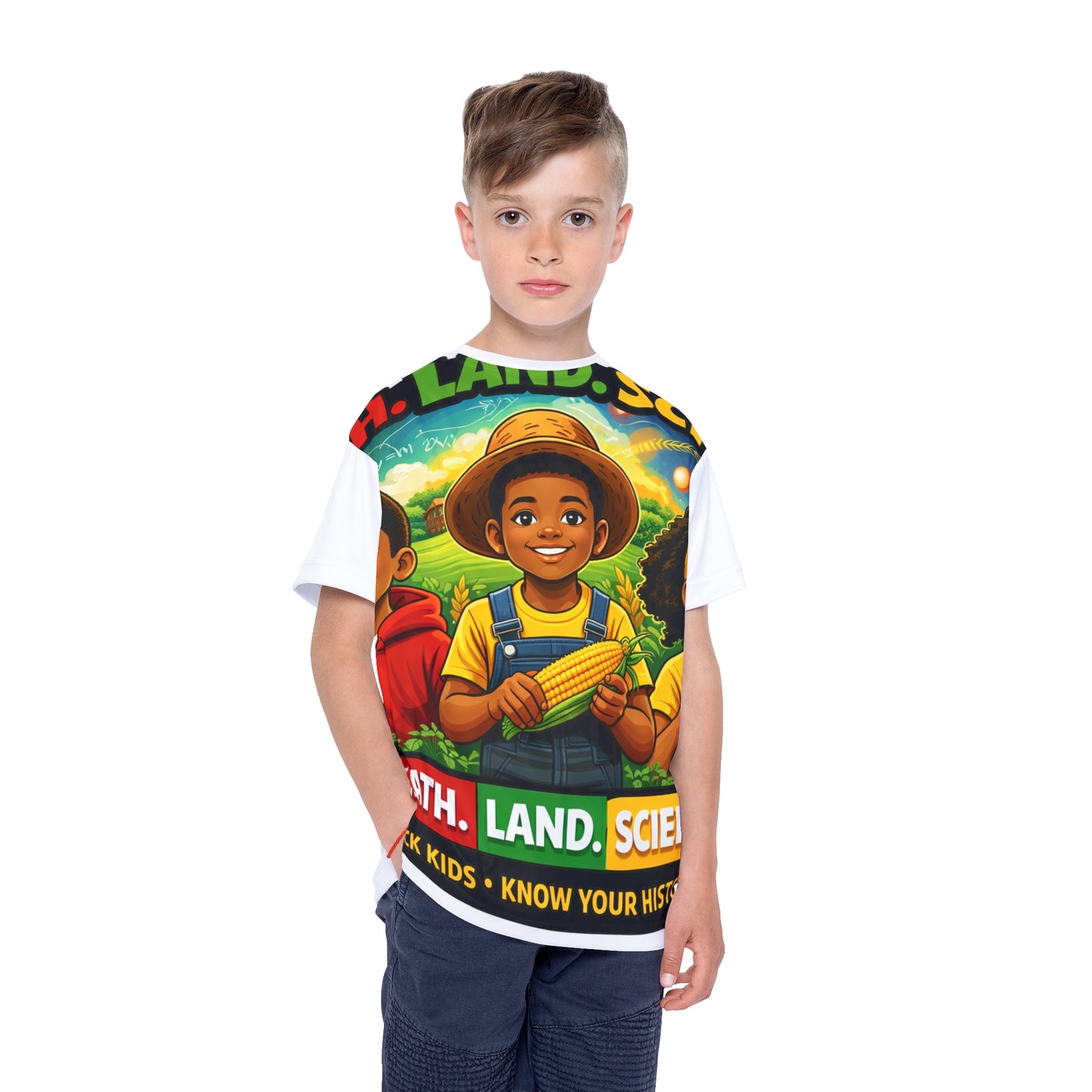 Kids All - Over Print DEI Sports Jersey- Youth Cultural Apparel