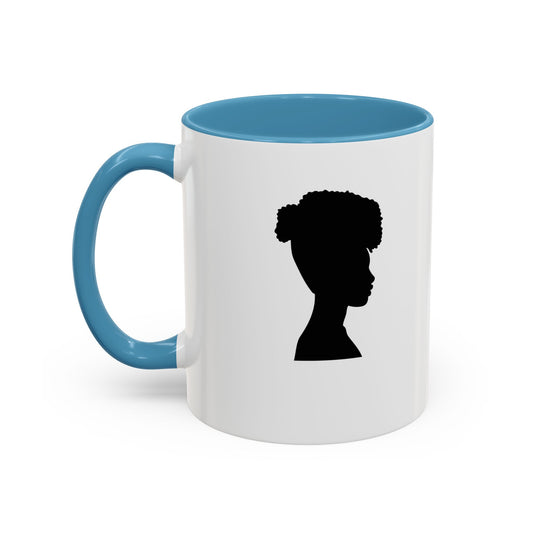 DEI Sky Blue Mug: Building My Own Foundation. Psalm 24.