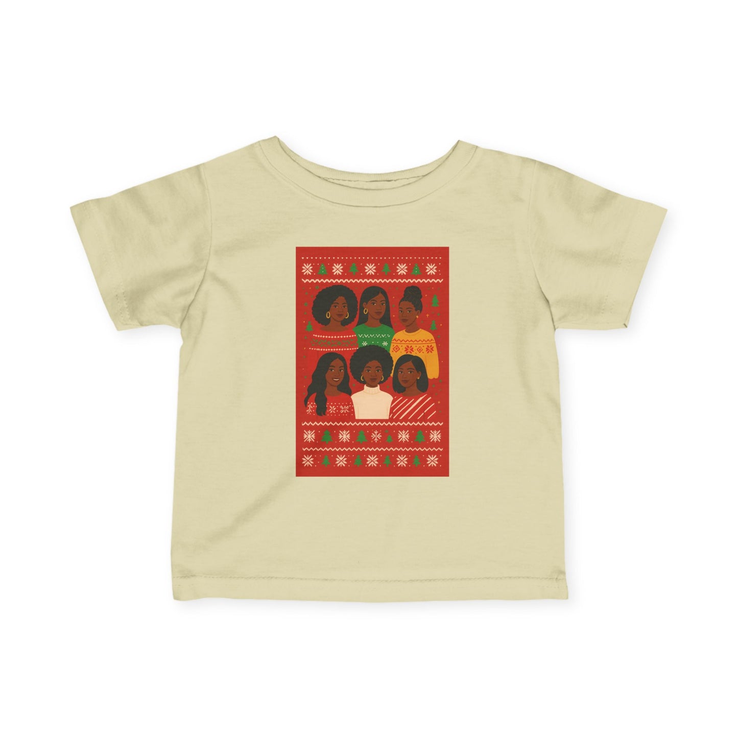 Infant Tee — "Black Girls" Holiday Portraits Baby Shirt