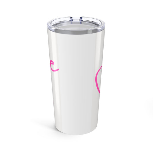 2020 Name Script Tumbler – Personalized Pink Script 20oz Travel Cup