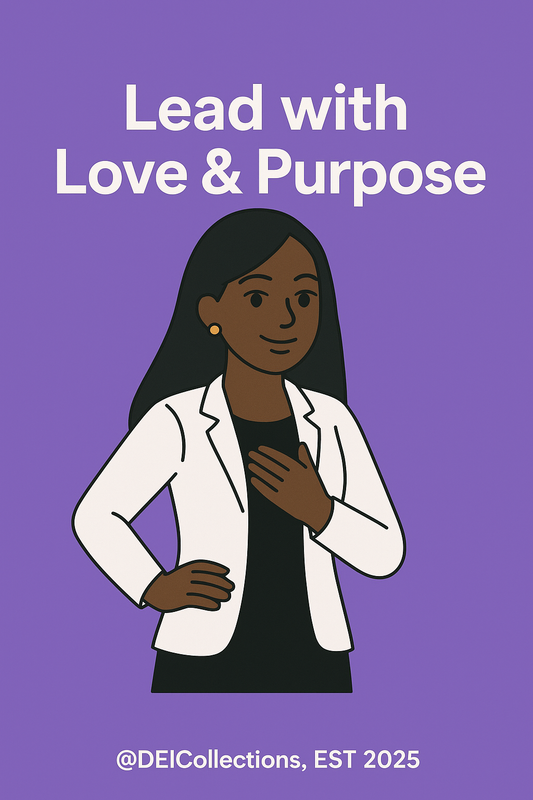 Lead with Love DEI Sticker, Journal and Wine Chiller